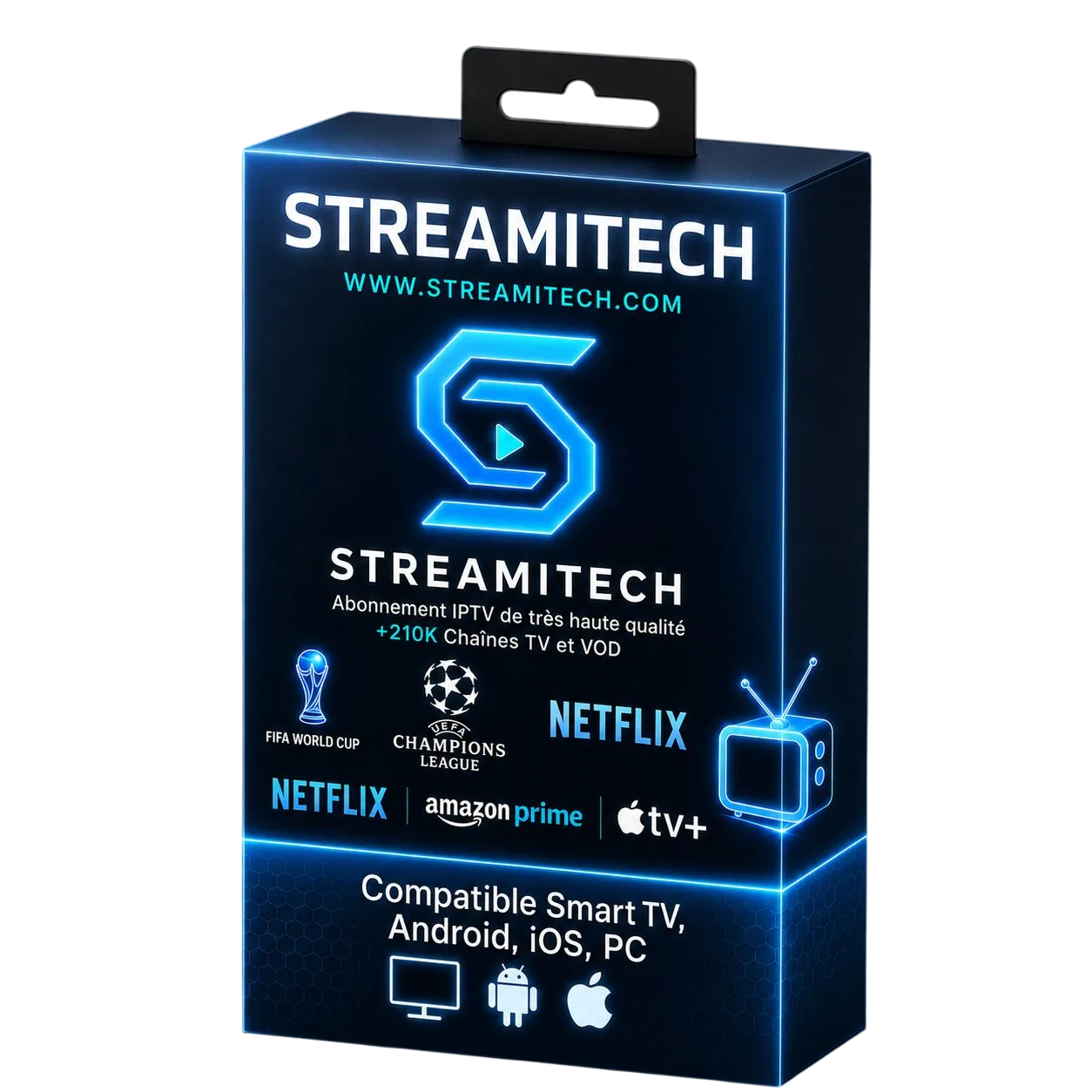 Abonnement IPTV Premium Streamitech compatible tous appareils
