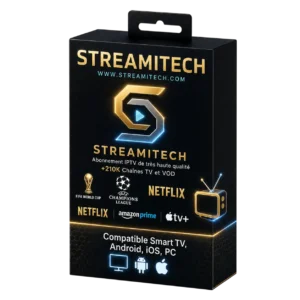 Abonnement IPTV VIP avec support prioritaire Streamitech