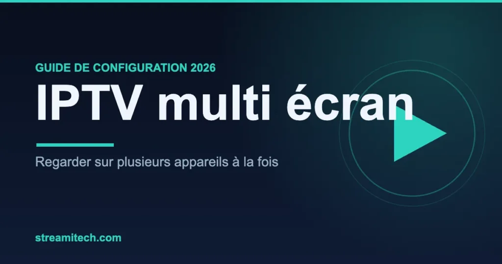 IPTV multi écran — configuration IPTV